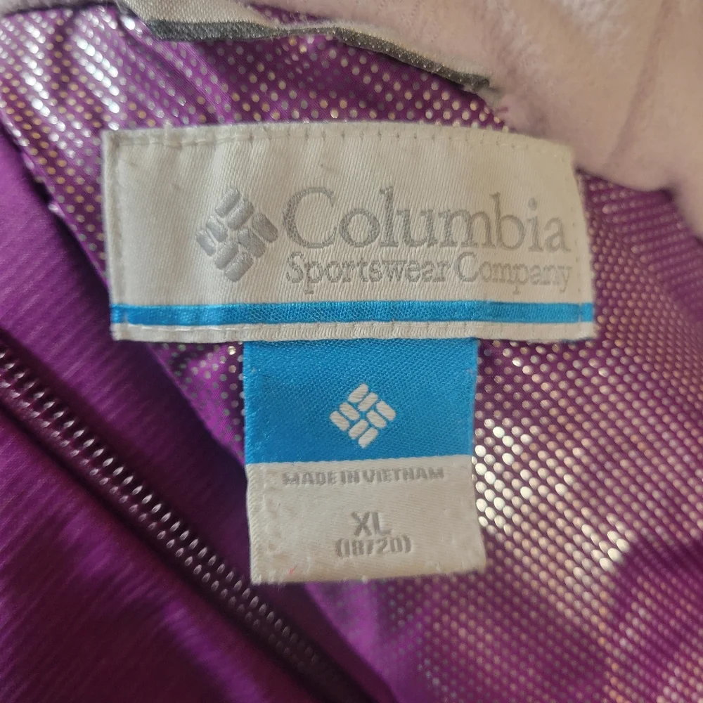 Columbia Vibrant Purple Parka Youth‎ Size XL 18/20